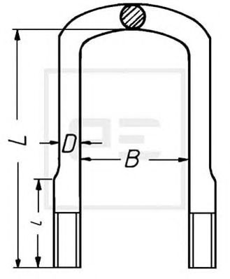 PE AUTOMOTIVE 03527600a -  Стремянка рессоры